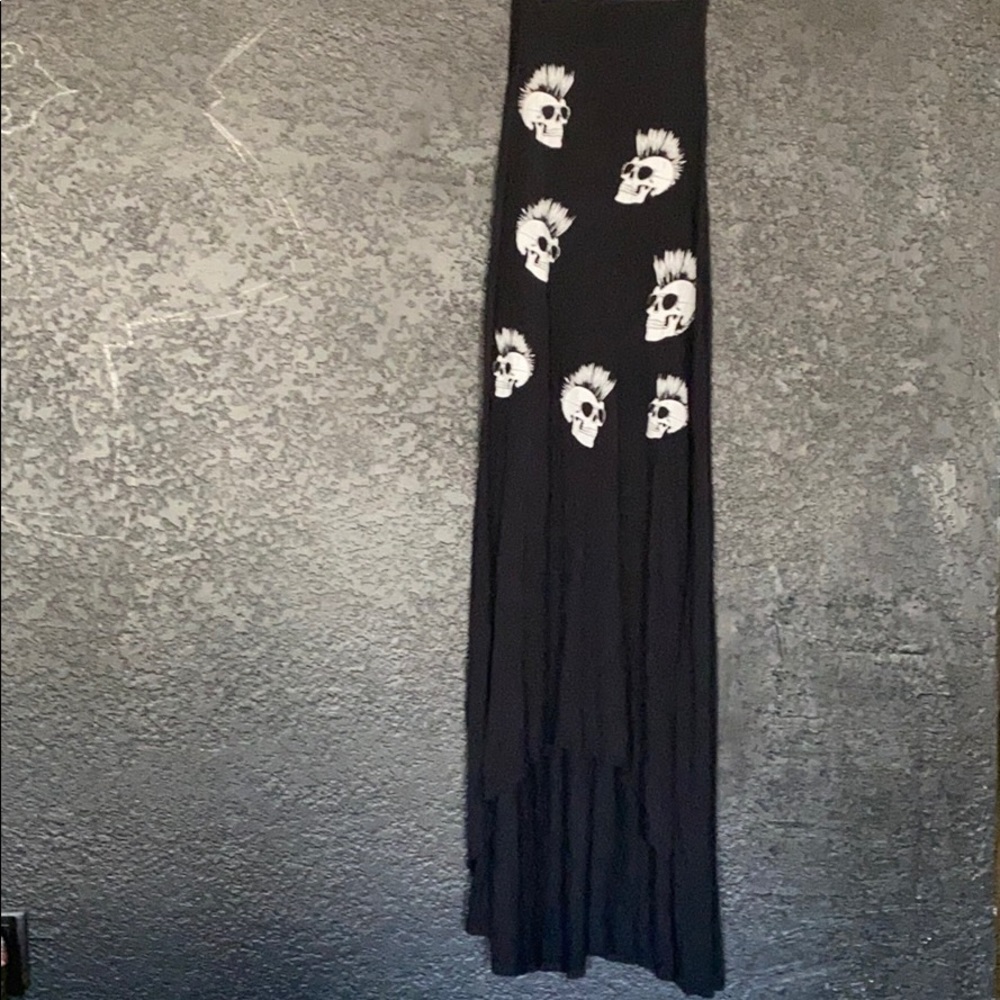 Lauren moshi rock skull tank maxi dress